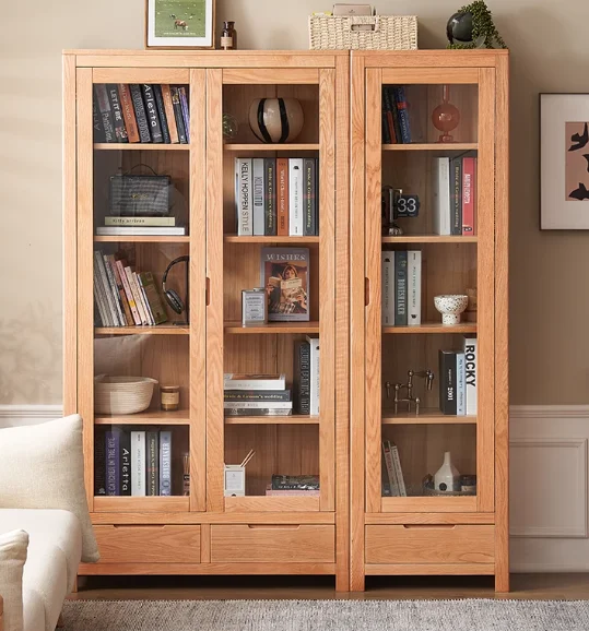 Norway Glass Door Bookcase (Model B) — main view