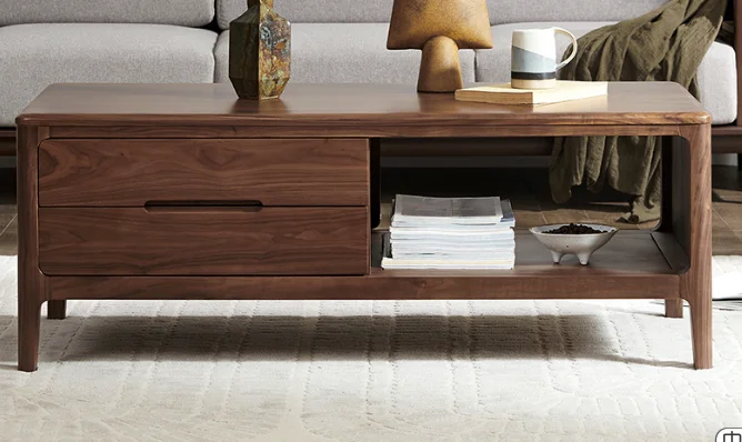 Jiamo Coffee Table (2 Drawer 1 Sliding Door) — main view