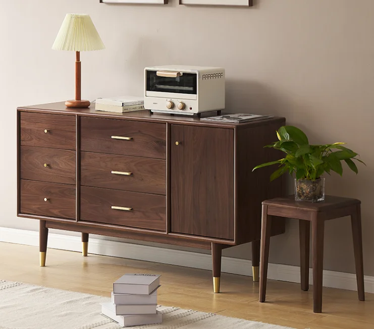 Dresser with Door and 6 Drawers