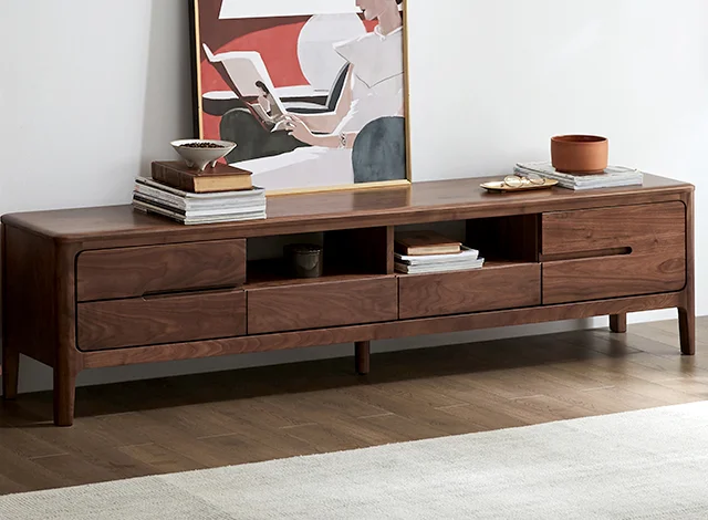 TV Stand with Door and 4 Drawers — main view