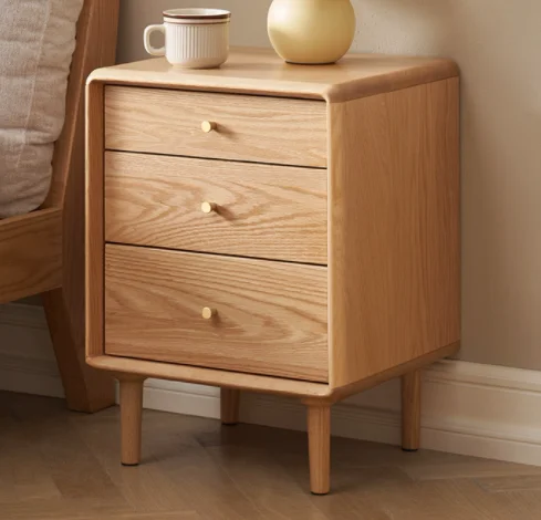 Hemu Nightstand (3-Drawer) — main view