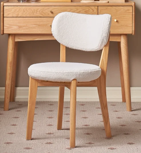 Hemu Vanity Stool (Round Curved Back) — main view