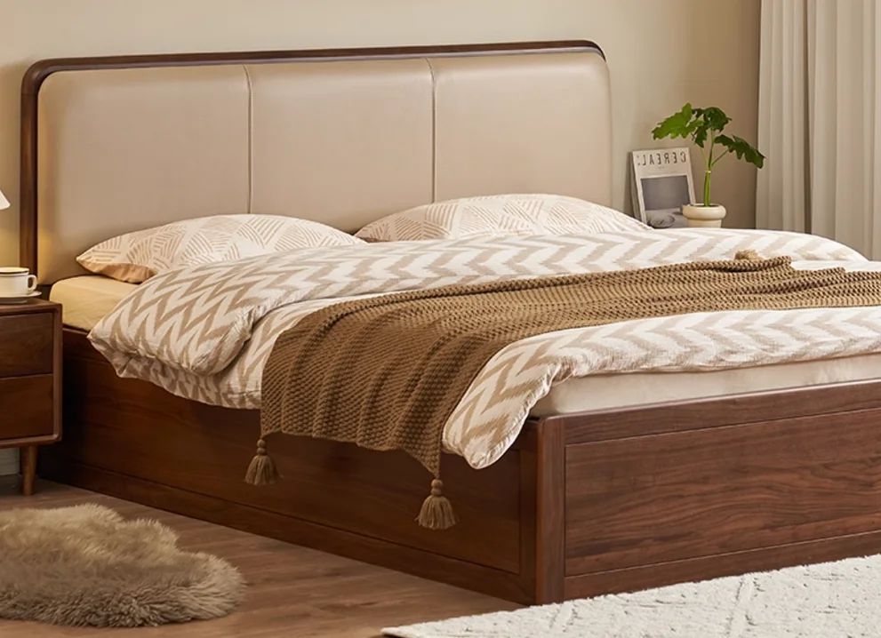 Upholstered High Box Bed — main view