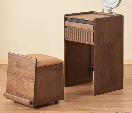 Sliding-Panel Vanity Table — main view