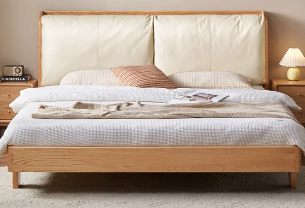 Hemu Bed(Folded-Ear Upholstered) — main view