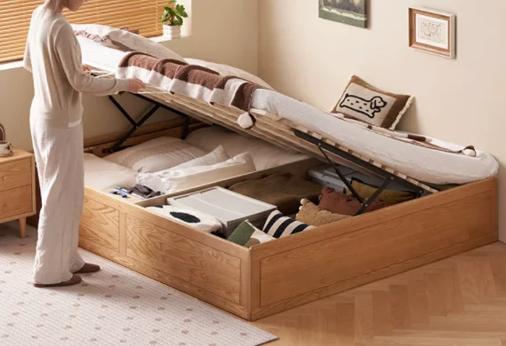 Hemu Bed(Side-Open Tatami High) — main view