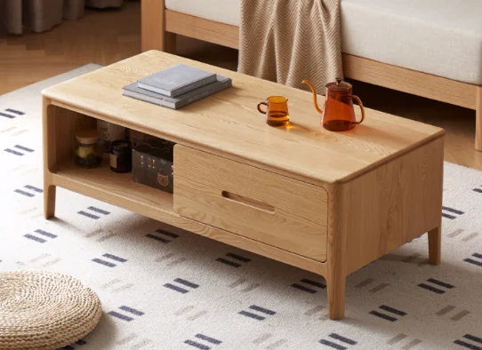 Jiamo Coffee Table(2-Drawer 1 Sliding Door) — main view