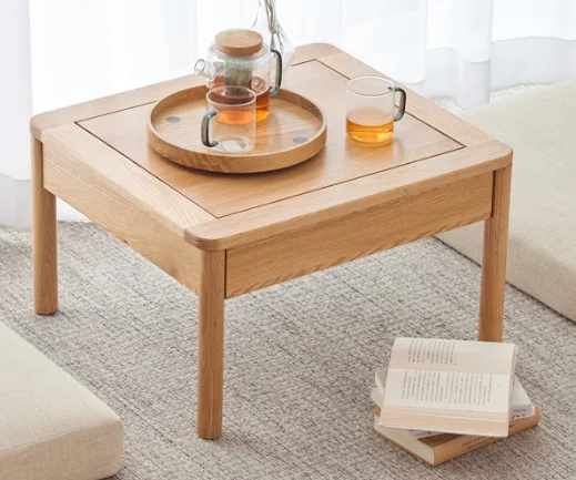 Seattle B Footstool with Cushion - Beige — main view